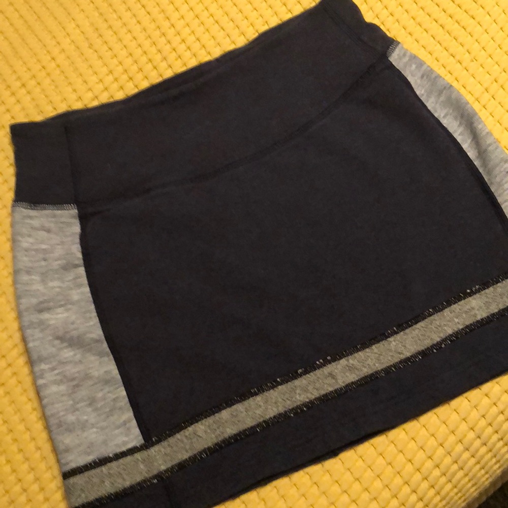 Lululemon sweatshirt material mini skirt